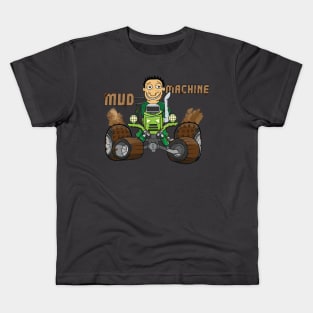 Green Mud Machine 4x4 Offroad Truck Tractor Kids T-Shirt